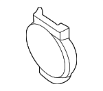 61349392056 - Body: Power Outlet Cap for BMW: 228i Gran Coupe, 228i xDrive Gran Coupe, 330e, 330e xDrive, 330i, 330i xDrive, 430i, 430i xDrive, M235i xDrive Gran Coupe, M3, M340i, M340i xDrive, M4, M440i, M440i xDrive, XM Image