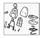22705932 - Body: Seat Assembly for Saturn: Vue Image