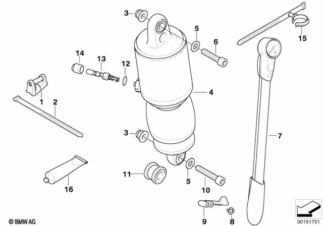 33537694385 - : Holder for BMW-Motorrad Image