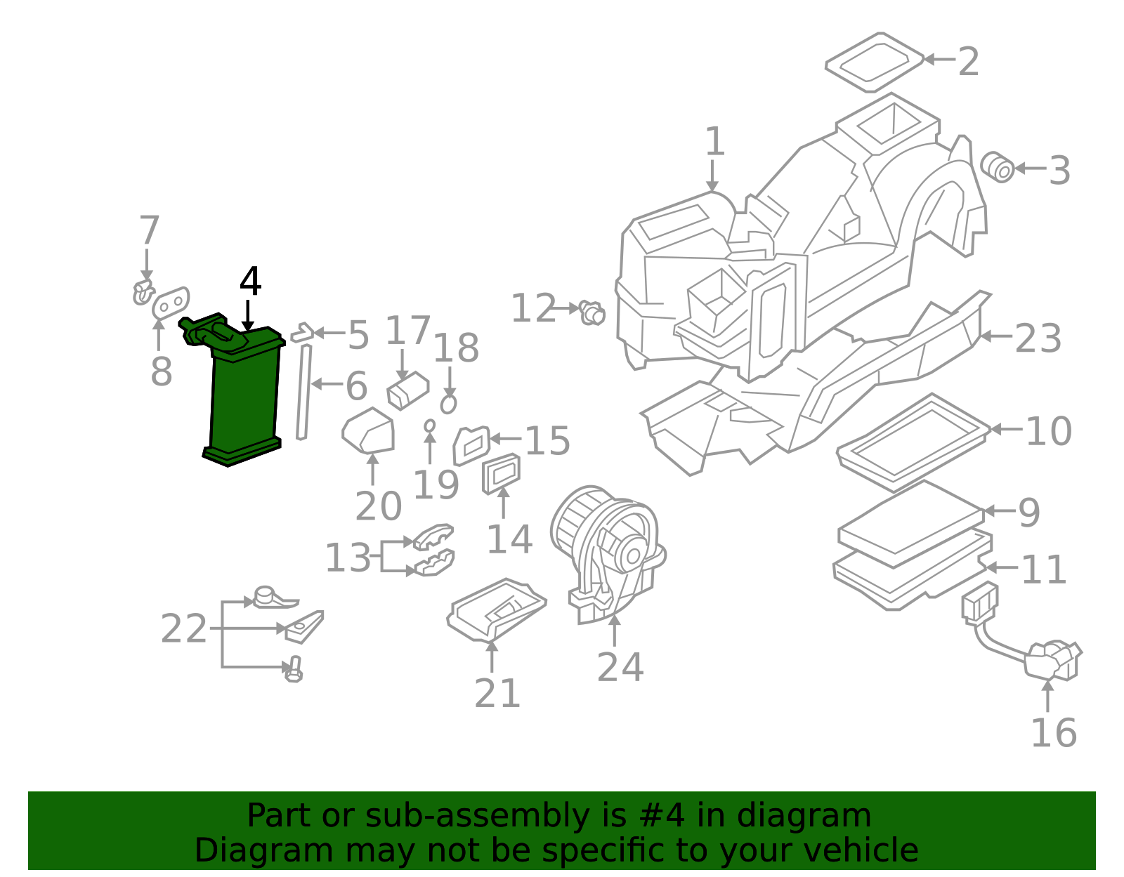 1984-2010 Volkswagen Heater Core 1J1-819-031-B | OEM Parts Online