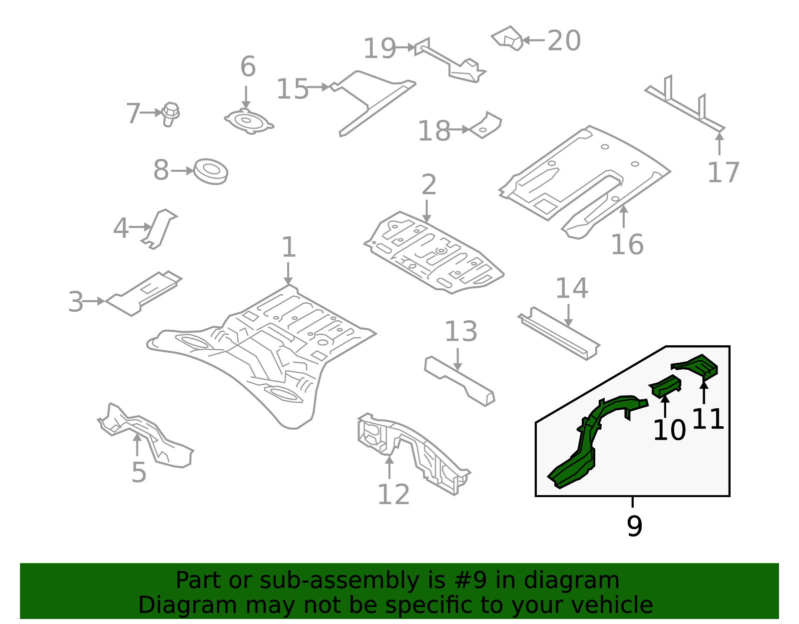 75509-JF00B - Side Member Assembly 2009-2024 Nissan GT-R | Official ...