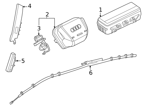 Air Bag System for 2025 Audi Q6 e-tron #0