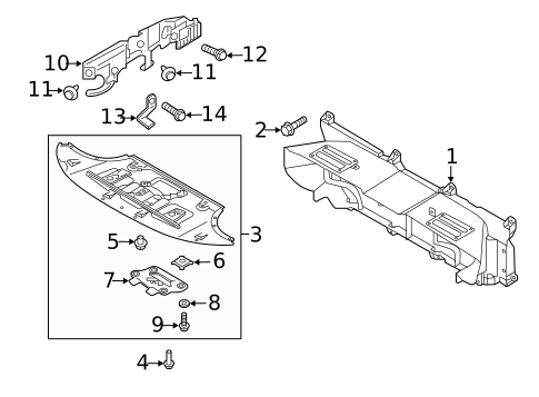 Splash Shields for 2018 Genesis G80 #0