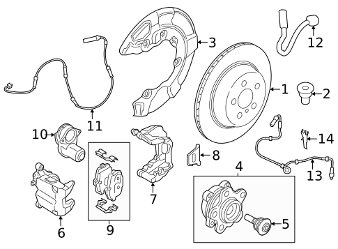 Rear Brakes for 2024 BMW M8 Gran Coupe #0