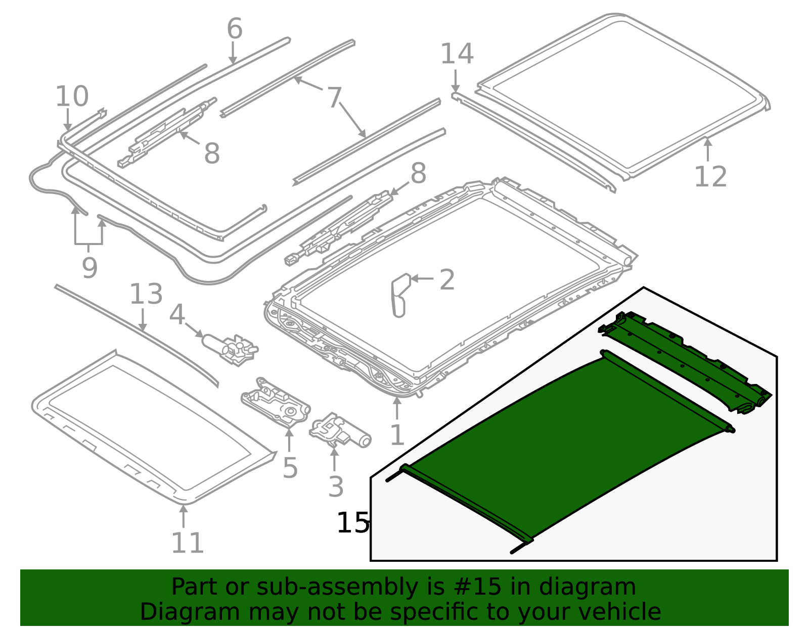 54118738777 - 2018-2024 BMW Sunshade (54-11-8-738-777) | BMW of