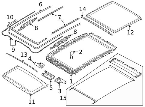 Sunroof for 2022 BMW X3 #0