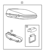 82207353AB - Mopar Accessories - Component Parts: Luggage Carrier Kit for Mopar Image