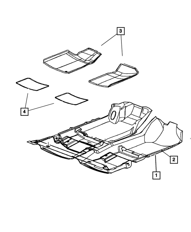 ZN25XTMAA - Interior Trim: Floor Console Carpet for Mopar Image image
