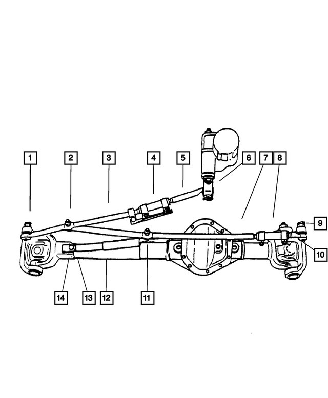 52106463AA - Steering: Drag Link Socket for Mopar Image