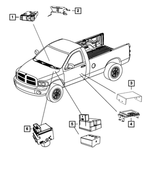 68210719AB - : Anti-Lock Brake System Module for Ram: 1500 Image