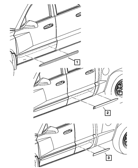 Moldings and Ornamentation for 2005 Dodge Dakota #1