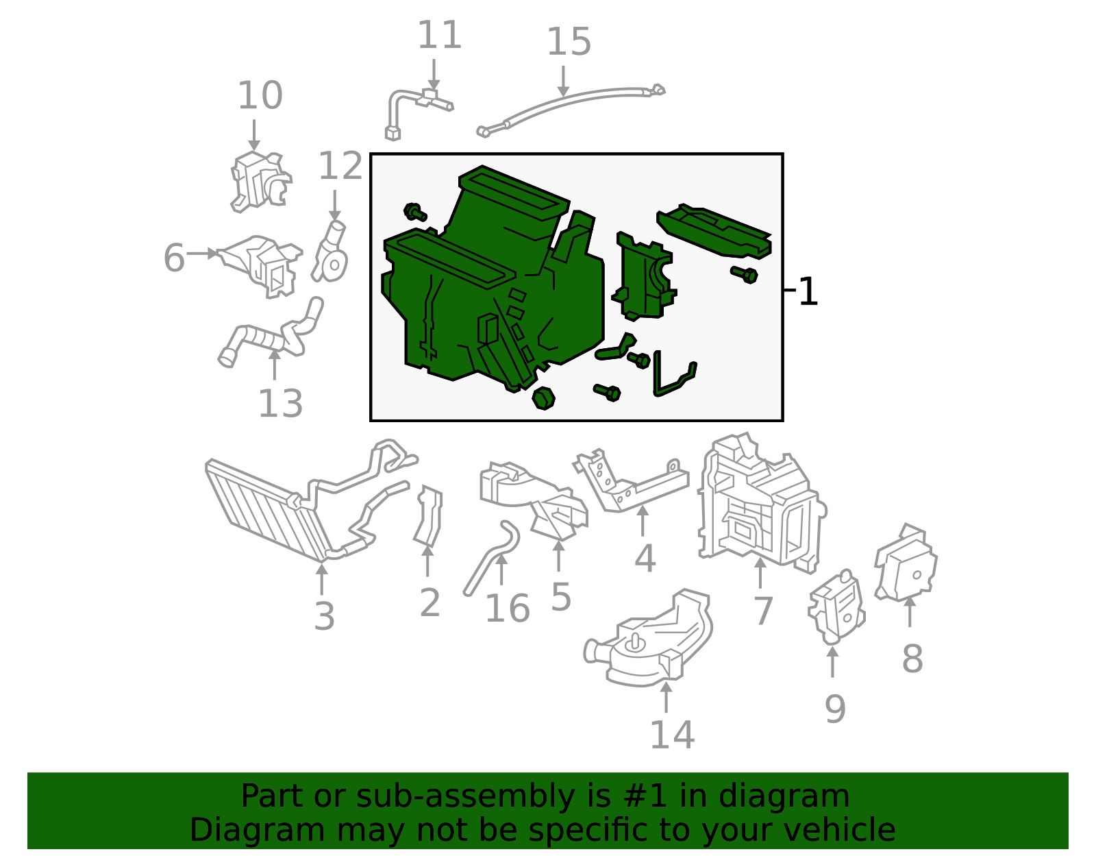 79106-SHJ-A01 - High-Quality HVAC Unit Case Assembly for AutoNation Parts