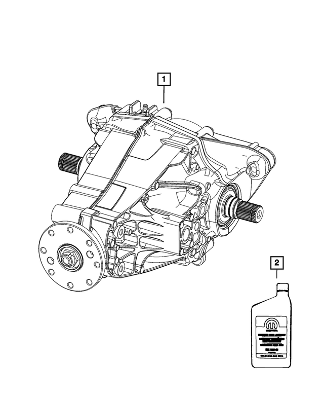 68403538AB - : Rear Complete Axle Assembly for Mopar Image