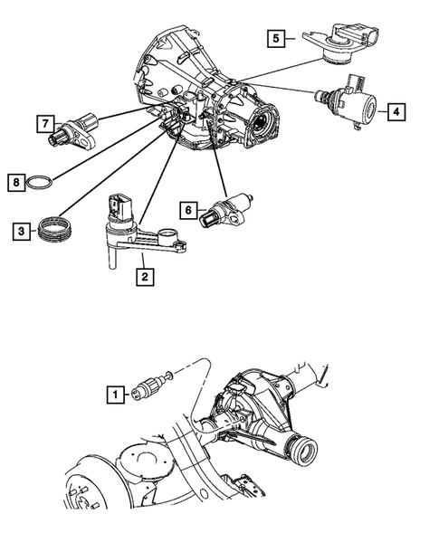 Sensors for 2008 Jeep Wrangler #2