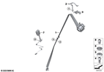 72117348569 - : Upper Belt Front Left for BMW Image