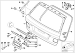 51248239745 - : Bracket Gas Press.Spring Left for BMW Image