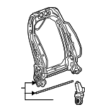 23181614 - Body: Seat Back Frame for Cadillac: ATS Image