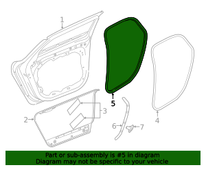 Door Seal – OEM Weatherproofing for a Quieter Ride | AutoNation Parts
