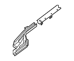 G55103SGMA - Body: Side Rail Assembly for Nissan: Sentra Image
