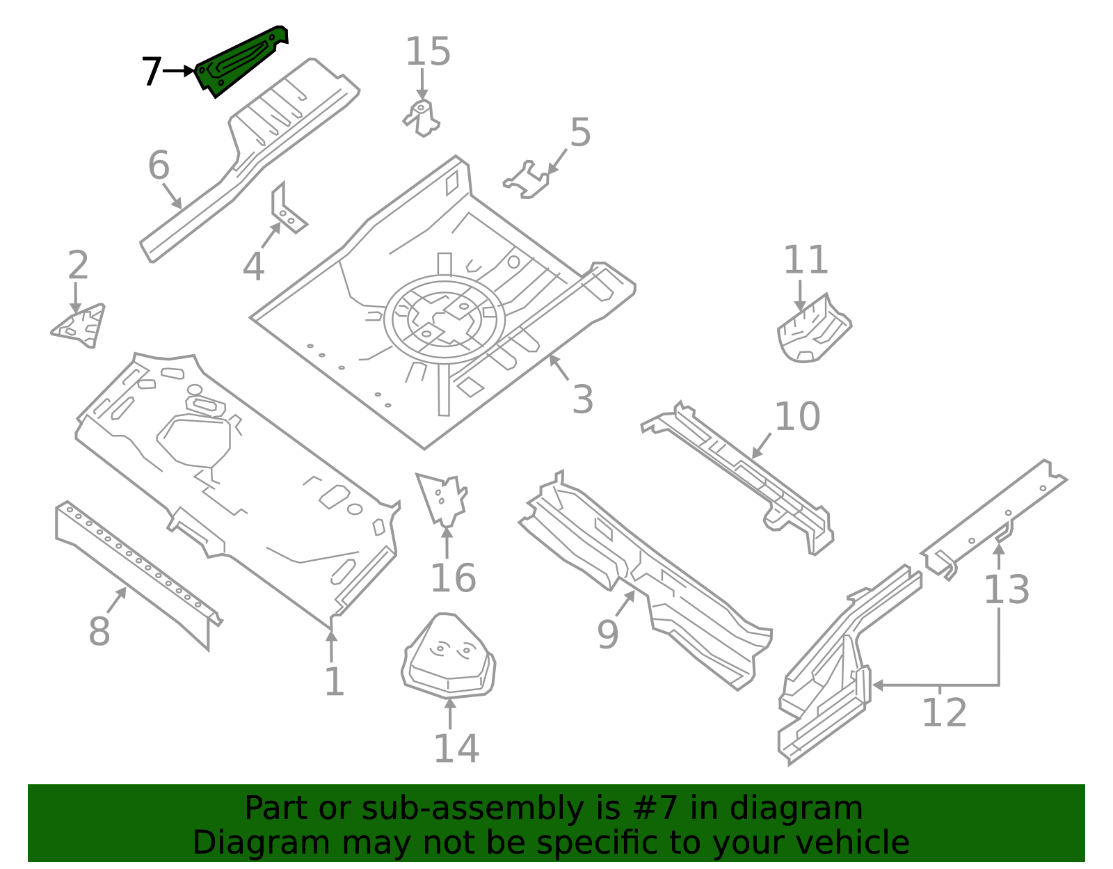 G4534-3SHMA - Floor Filler - 2013-2019 Nissan Sentra | World OEM