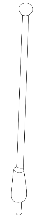 28215ZL80A - Electrical: Mast for Nissan: Frontier, NV1500, NV2500, NV3500, Pathfinder, Sentra, TITAN, TITAN XD, Xterra Image