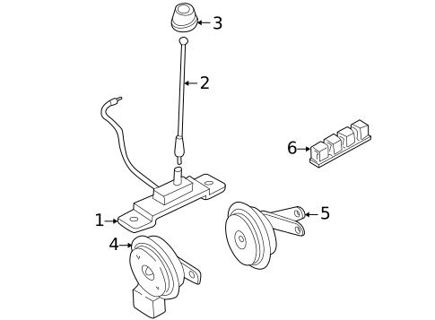 Antenna & Radio for 2004 Nissan Xterra #0