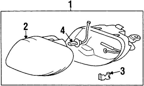 Fog Lamps for 2000 Hyundai Elantra #0