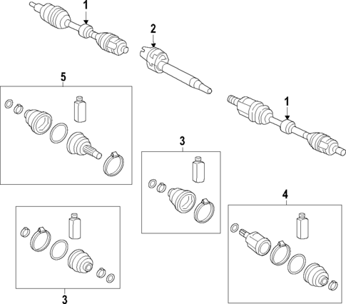 Axle Shafts & Joints for 2014 Kia Cadenza #0