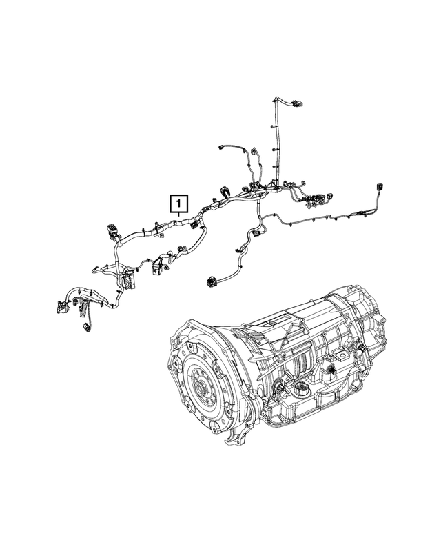 68550832AA - Electrical: Transmission Wiring for Mopar Image image