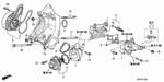 18712RBB000 - Engine: PASSAGE, WATER OUTLET for Acura Image