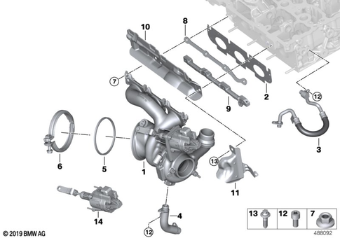 Exhaust Manifold for 2013 BMW i8 #0