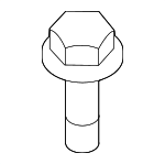 90119A0105 - Body: Knee Air Bag Bolt for Lexus: ES250, ES300h, ES350, GX550, IS200t, IS250, IS300, IS350, IS500, LC500, LC500h, LS500, LS500h, LX570, LX600, LX700h, NX250, NX350, NX350h, NX450h+, RC F, RC200t, RC300, RC350, RX350, RX350h, RX450h+, RX500h, RZ300e, RZ450e, TX350, TX500h, TX550h+ Image