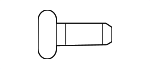9843129 - Body: Sliding Door Striker Bolt for MB Vans Image