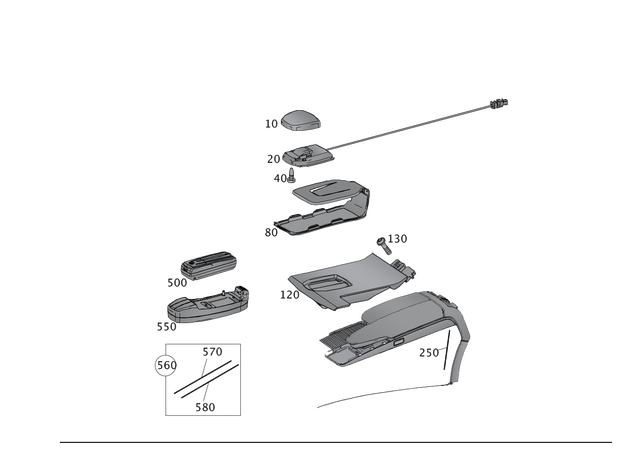 2228206601 - Electrical System: Electric Line for Mercedes-Benz Image