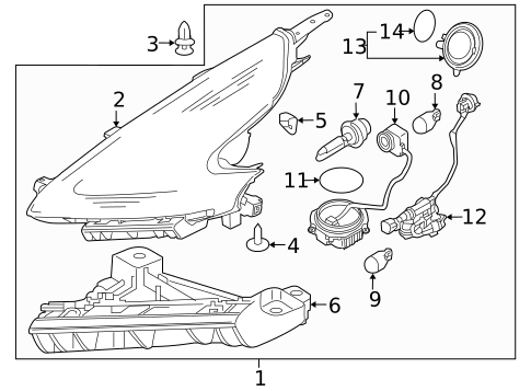 Bulbs - Chassis for 2018 Nissan 370Z #0