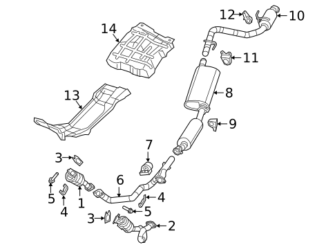 Exhaust Manifold for 2022 Jeep Gladiator #0
