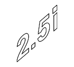 32009222 - Body: Nameplate for Saab: 9-2X Image