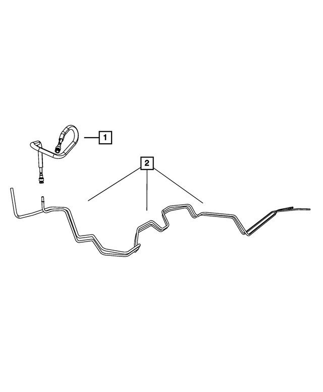 4880650AH - Fuel: Fuel Supply And Vapor Line Bundle for Mopar Image image