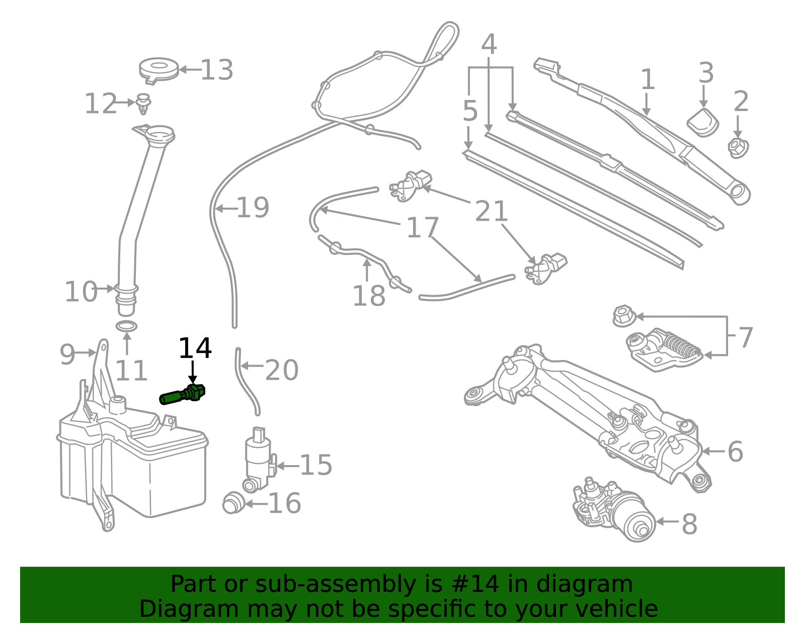 85397-F4010 - High-Quality Washer Fluid Level Sensor for 2018-2022 ...