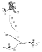 4779627AH - : LEVER : PARKING BRAKE for MOPAR Image