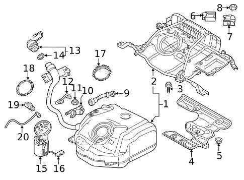 Senders for 2017 Audi A3 Sportback e-tron #0