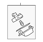 8341A009 - Electrical: License Lamp for Mitsubishi Image