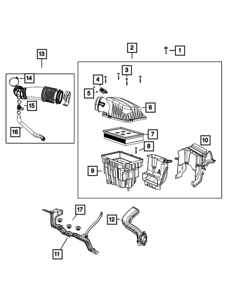 Air Cleaner for 2021 Jeep Wrangler #0