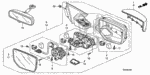 90109SDF003 - Interior/Bumper: SCREW, TAPPING (4X14) for Honda Image
