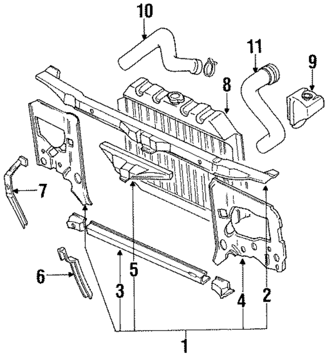 62514F6600 - Cooling System: Lock Support for Infiniti Image