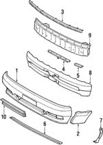 5211920910 - Body: Bumper Cover for Toyota: Celica Image