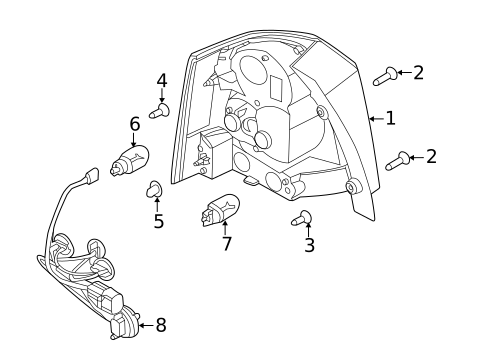 Combination Lamps for 2015 Land Rover LR2 #0