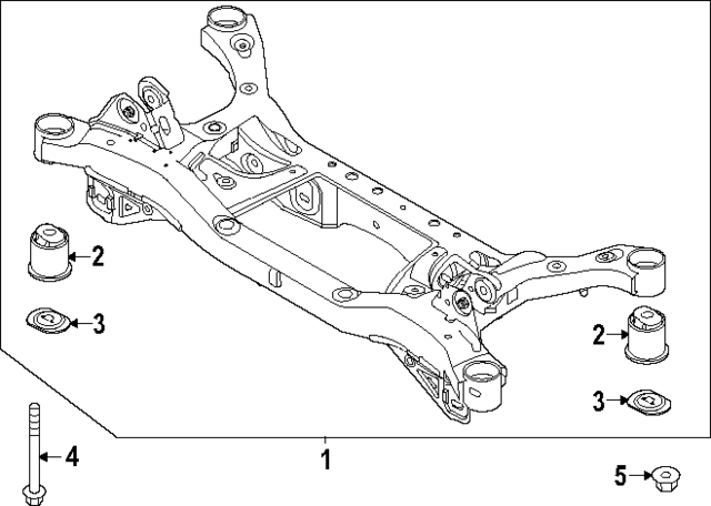 55410BFAA0 - : Cross-Member for Hyundai Image