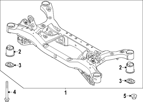 Suspension Mounting for 2025 Hyundai Kona Electric #1