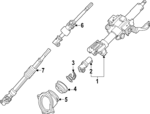 488107JA0A - : Column Assembly for Nissan Image